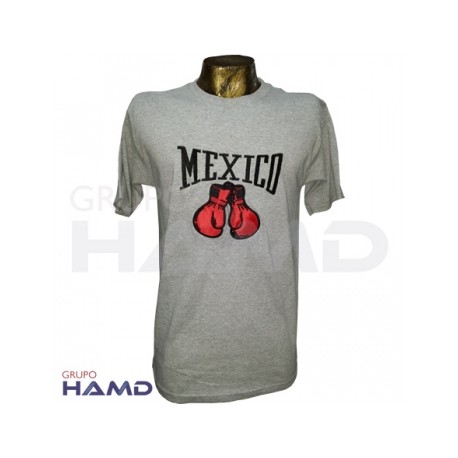 PLAYERA DE MANGA CORTA BORDADA