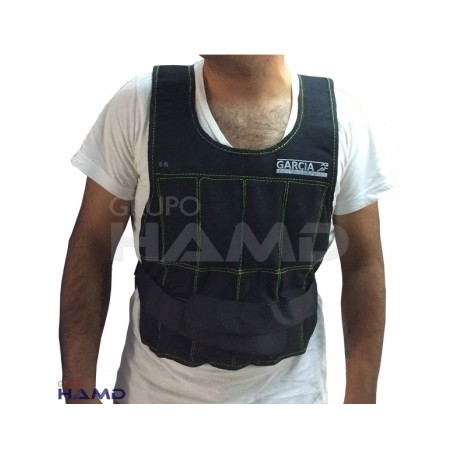 CHALECO CON PESO AGREGADO (10 KG)