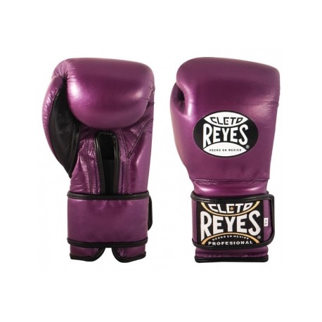 Guantes Cleto Reyes Con Velcro 12 Oz. Uva