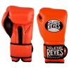Guantes Cleto Reyes Con Velcro 12 Oz. Naranja