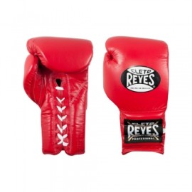 Guantes Cleto Reyes Con Agujeta 12 Oz. Rojo