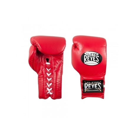 Guantes Cleto Reyes Con Agujeta 12 Oz. Rojo