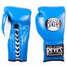 Guantes Cleto Reyes Con Agujeta 12 Oz. Azul