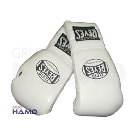 Guantes Cleto Reyes Con Agujeta 14 Oz. Blanco