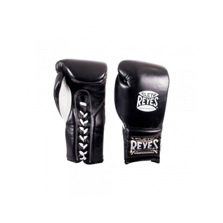 Guantes Cleto Reyes Con Agujeta 12 Oz. Negro