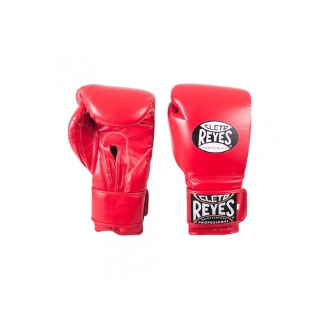 Guantes Cleto Reyes Con Velcro 12 Oz. Rojo