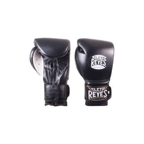 Guantes Cleto Reyes Con Velcro 12 Oz. Negro