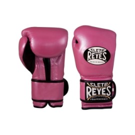 Guantes Cleto Reyes Con Velcro 12 Oz. Rosa