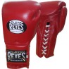 Guantes Cleto Reyes Con Agujeta 14 Oz. Rojo