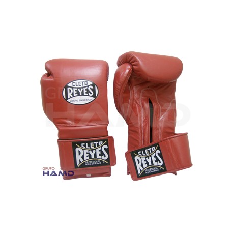Guantes Cleto Reyes Con Velcro 18 Oz. Rojo