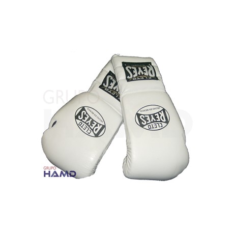 Guantes Cleto Reyes Con Agujeta 16 Oz. Blanco