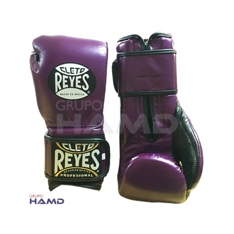 Guantes Cleto Reyes Con Velcro 16 Oz. Uva