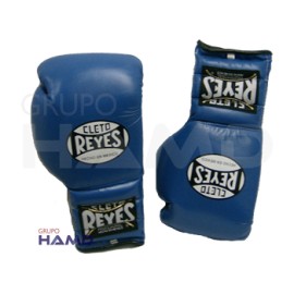 Guantes Cleto Reyes Con Agujeta 16 Oz. Azul