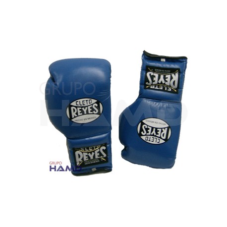Guantes Cleto Reyes Con Agujeta 16 Oz. Azul